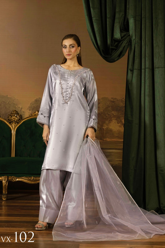SIMRANS SILK SILHOUETTE - SILVER