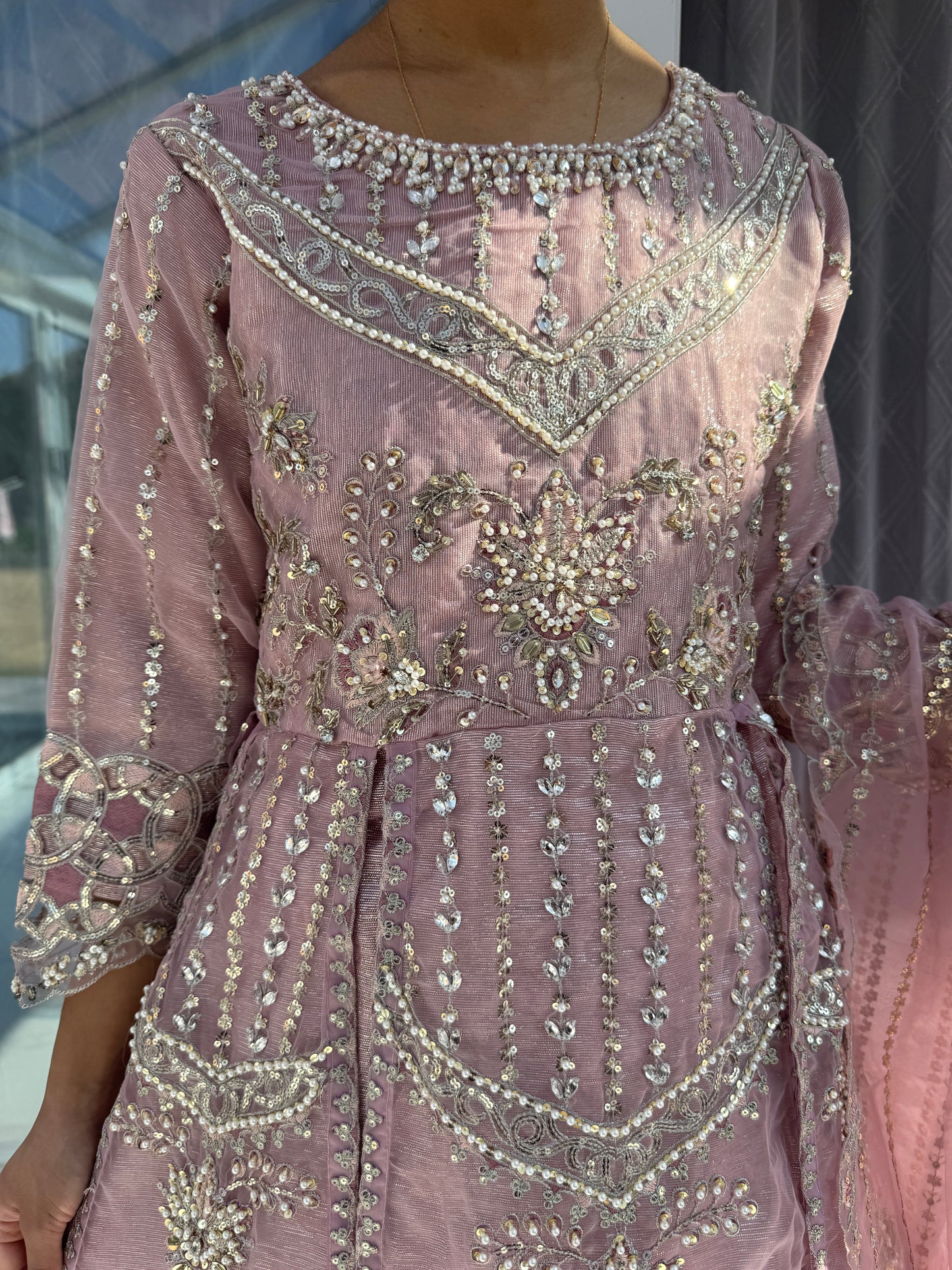 MAYA - Handwork embellished maxi dress