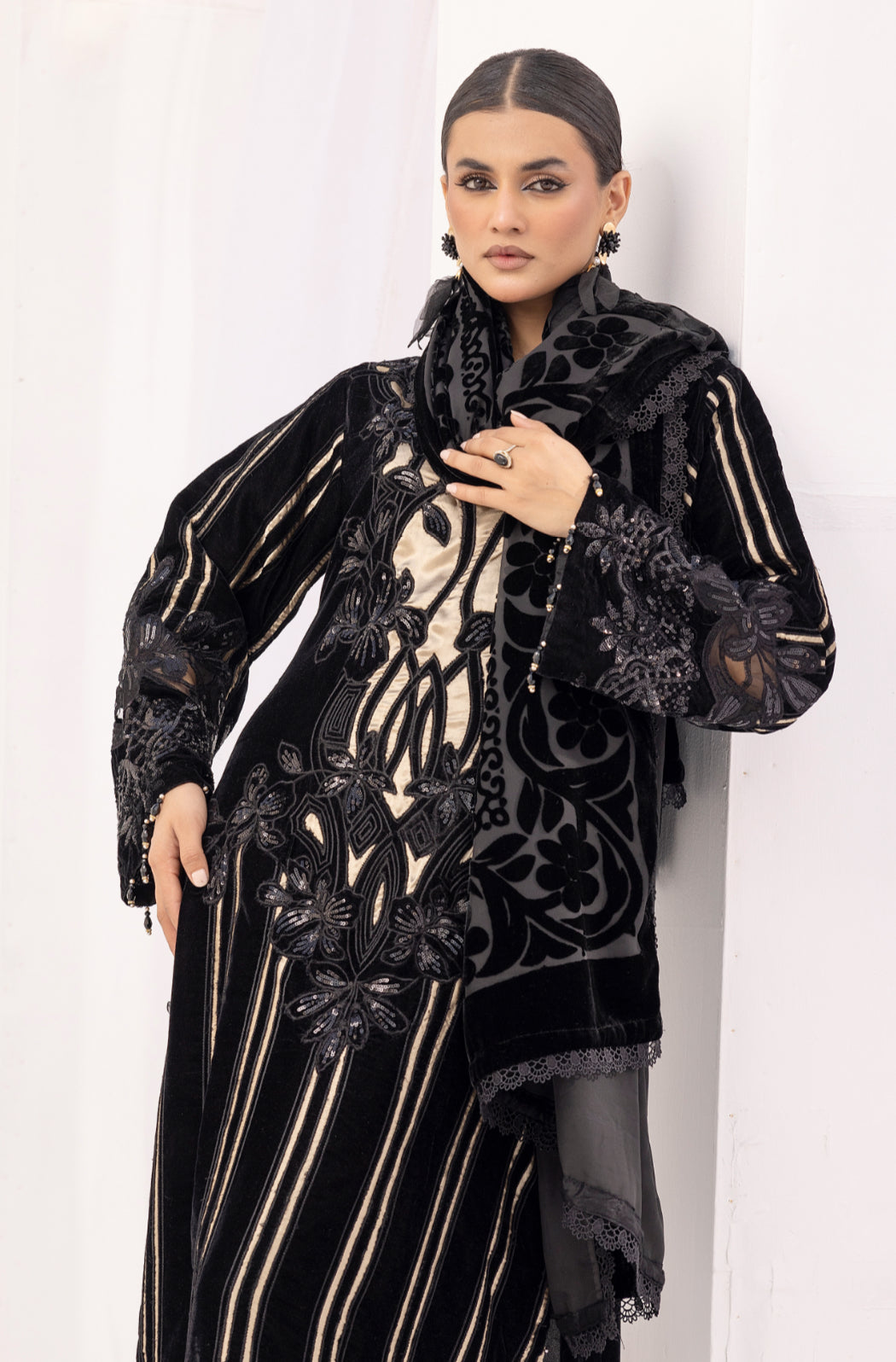 MARIA B INSPIRED LUXURY VELVET