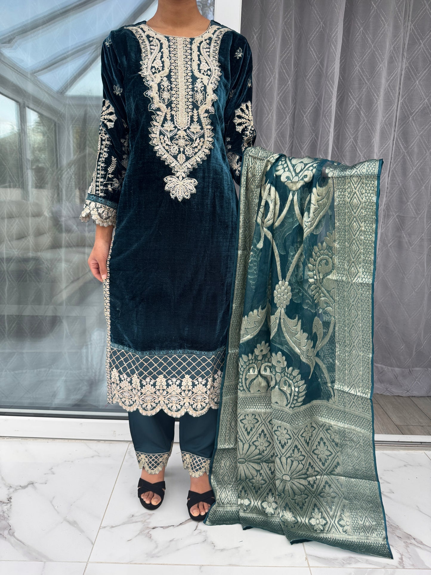 SIMRANS FANNAH COLLECTION 2 - TEAL