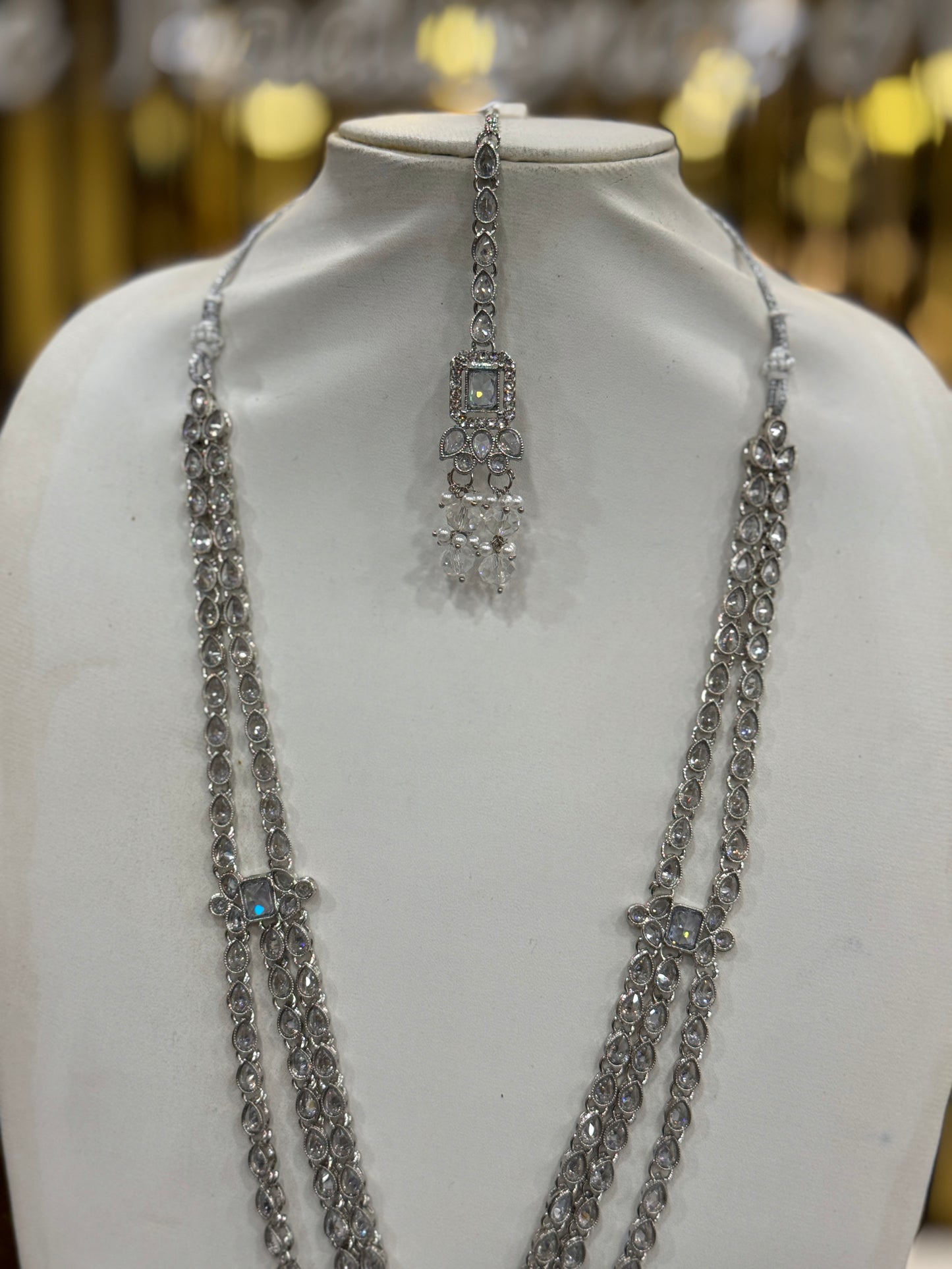 AZRA SILVER - Mala jewellery set
