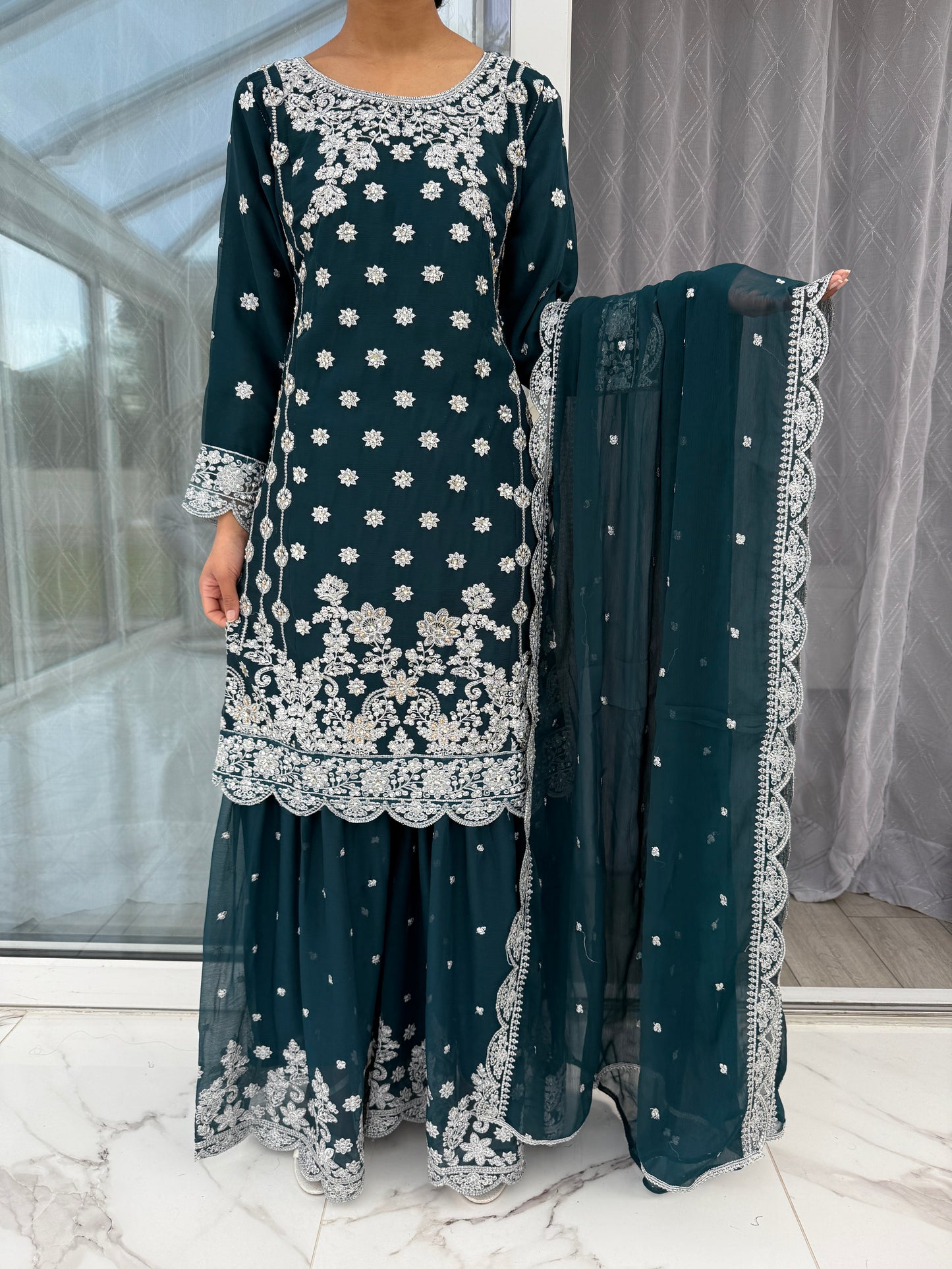 AIZA MOTHER/DAUGHTER TEAL