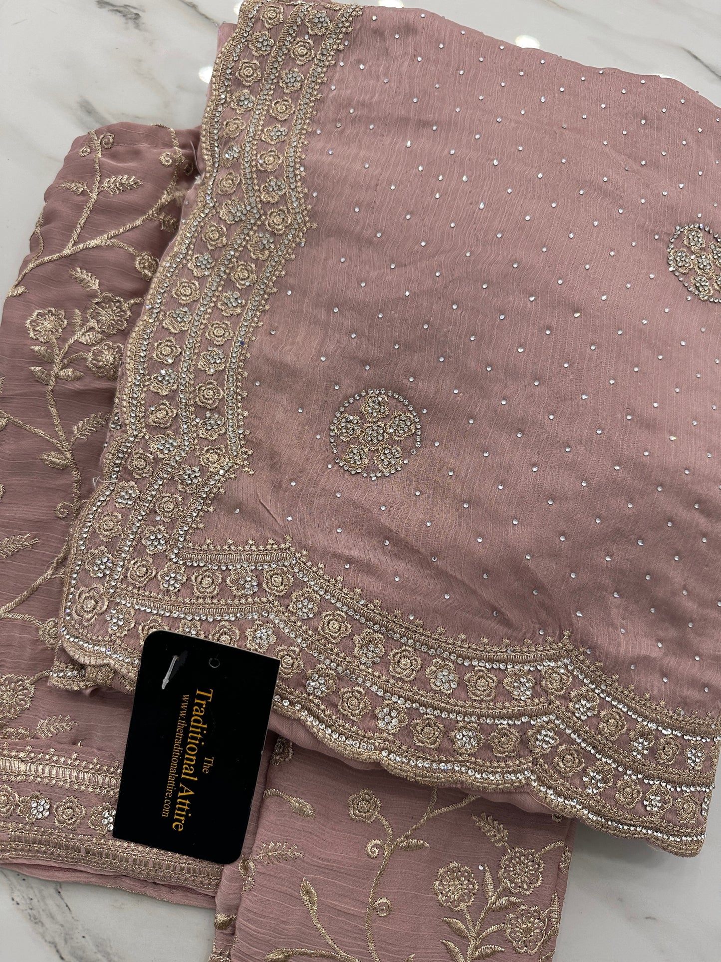 INAYAT - Stonework Saree