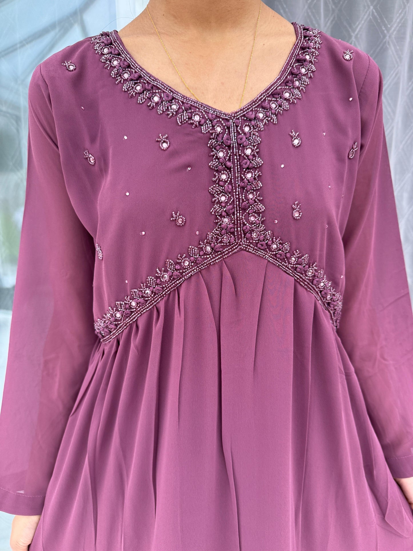 GEORGETTE MAXI DRESS