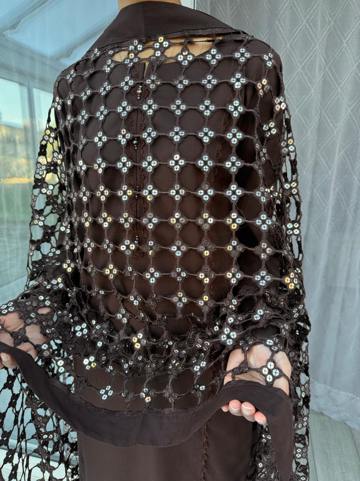 ZAR E NOOR - Winter dhanak outfit with hit foil mirror dupatta