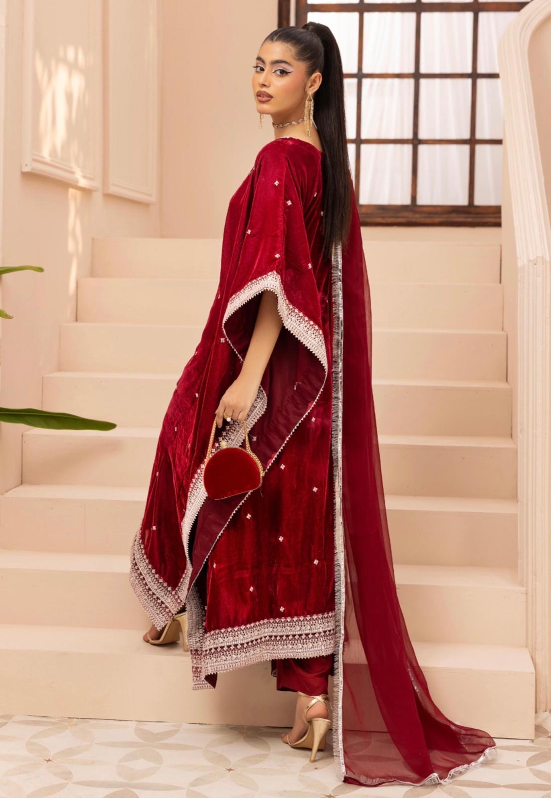ZAYNA LUX VELVET KAFTAN SIMRANS