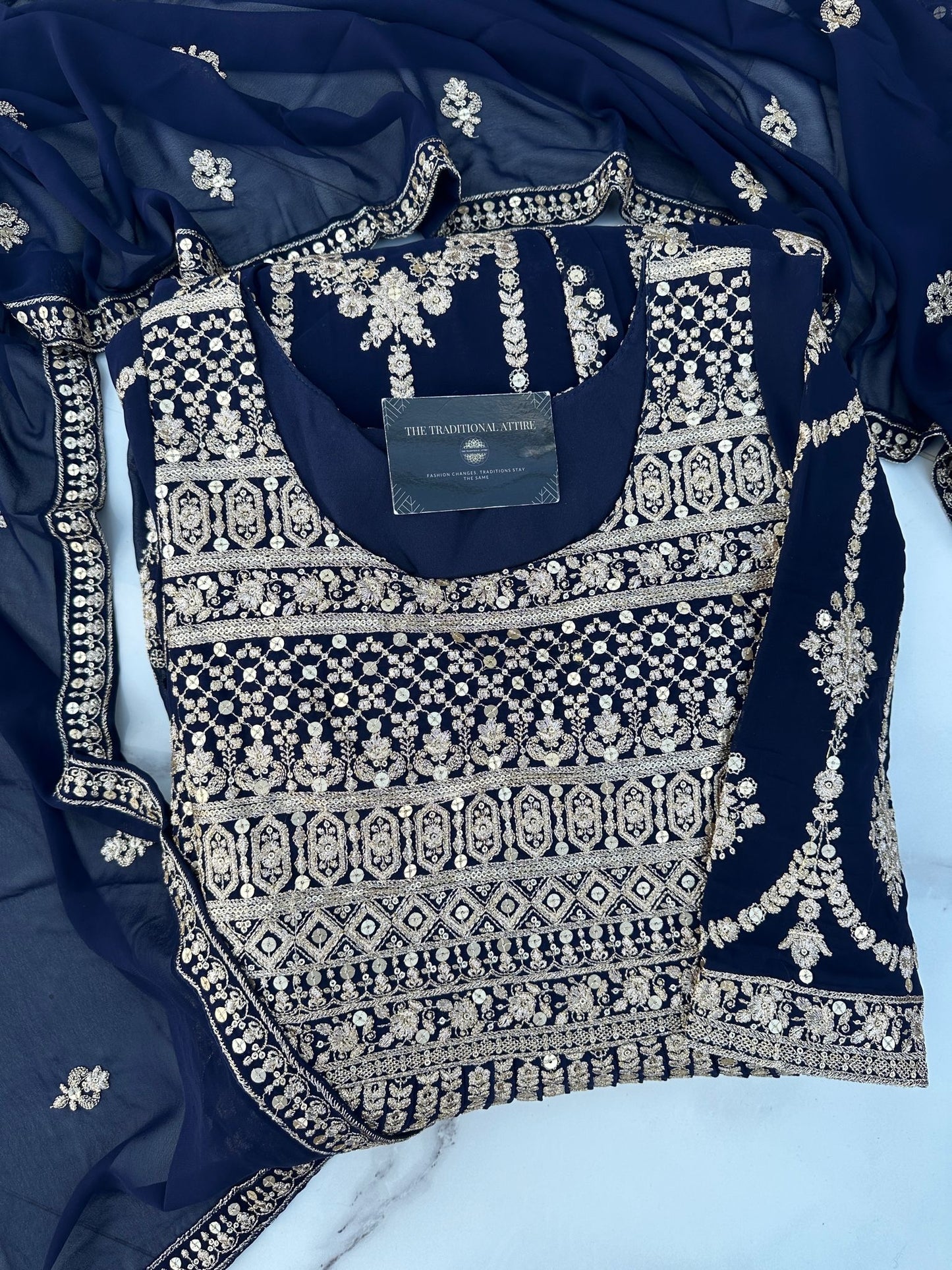 SAJAL NAVY BLUE