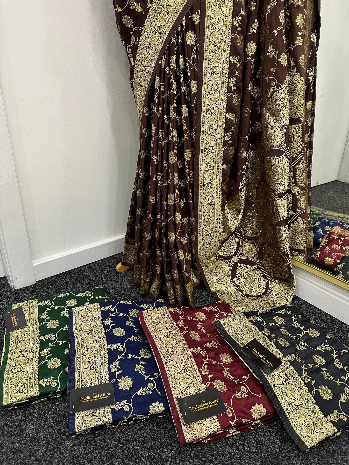 Luxury Banarsi Katan saree