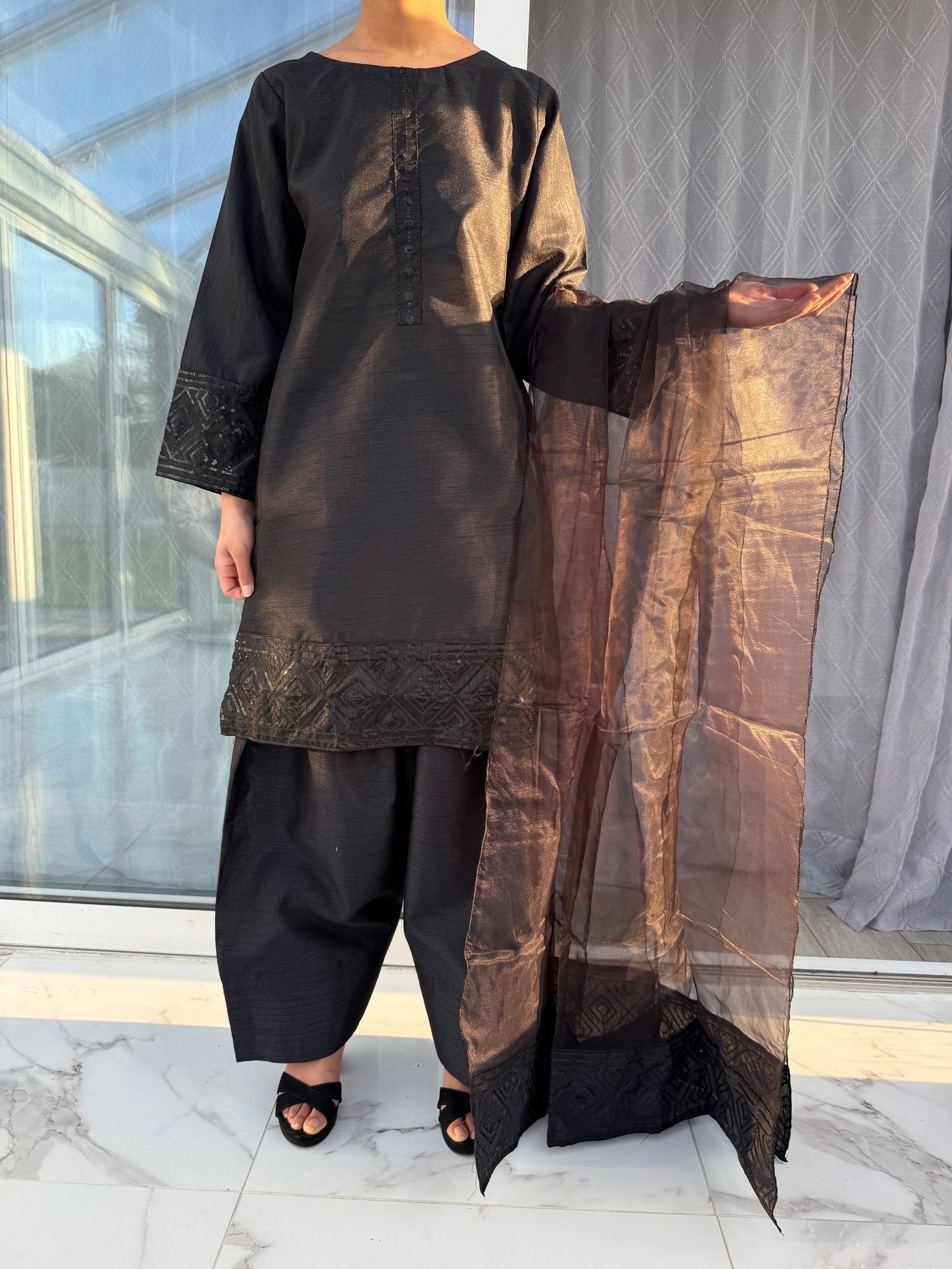 SOPHIA FARSHI SHALWAR SIMRANS