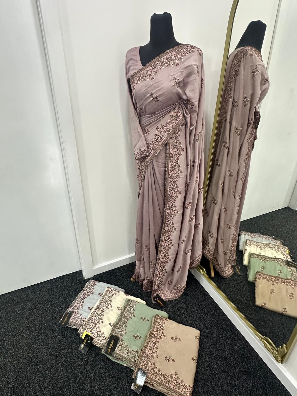 MIRAL - Embroidered Saree
