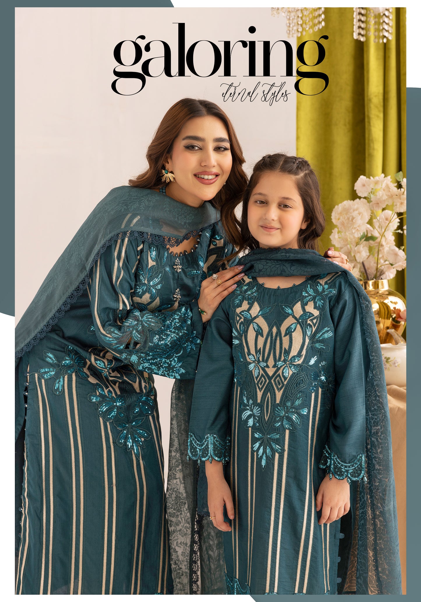 MARIA B INSPIRED MOTHER/DAUGHTER