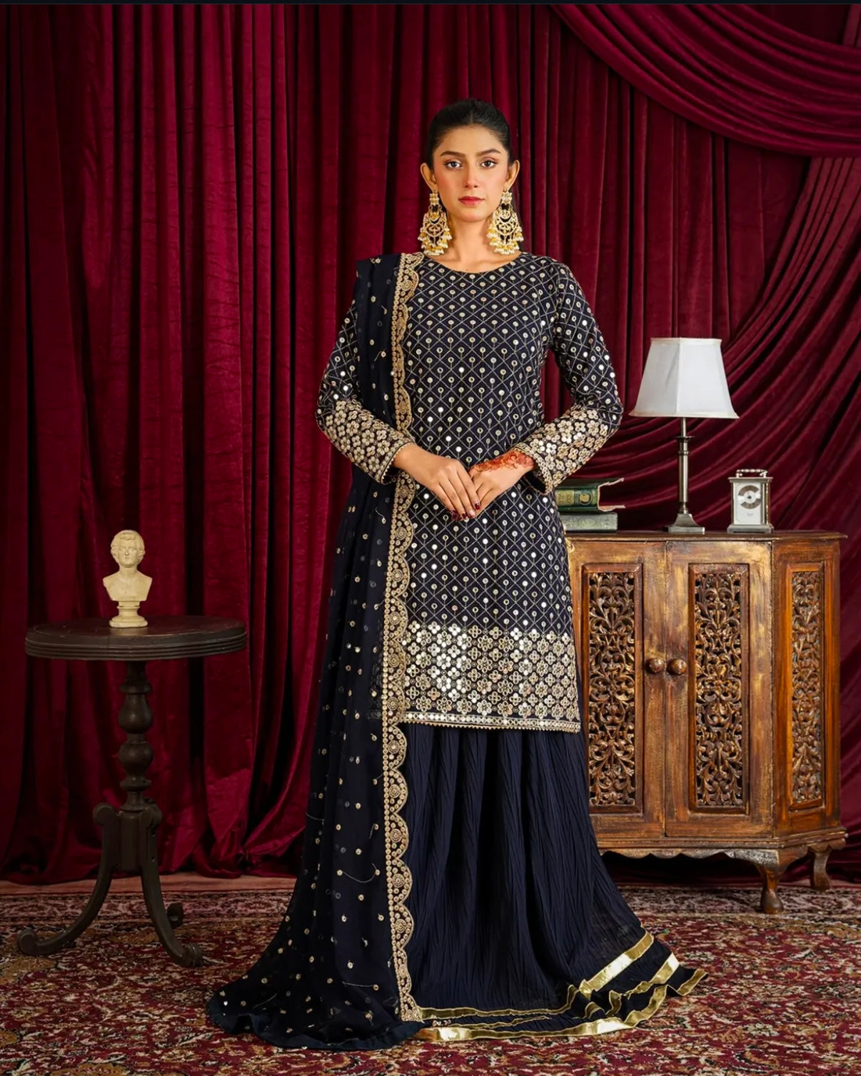 MUSKAAN - NAVY BLUE