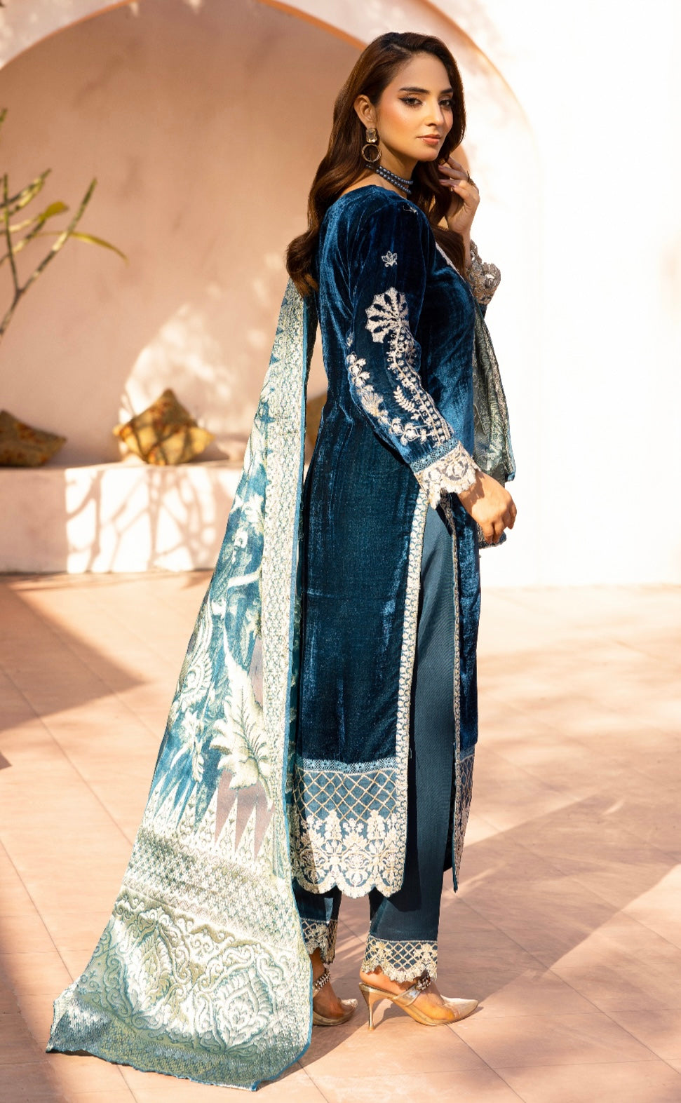 SIMRANS FANNAH COLLECTION 2 - TEAL