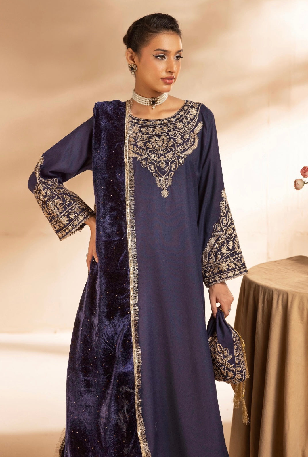 FILHAAL SIMRANS NAVY BLUE
