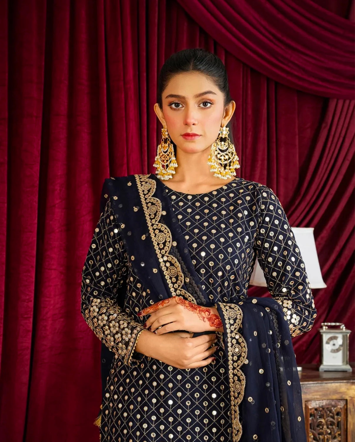 MUSKAAN - NAVY BLUE