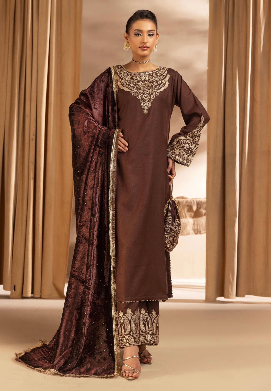 FILHAAL SIMRANS CHOCOLATE BROWN