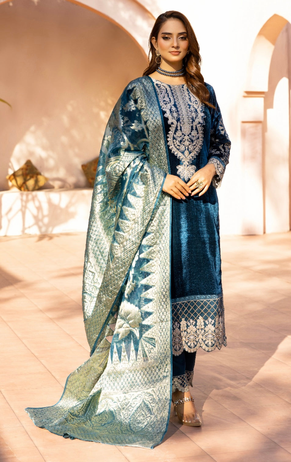 SIMRANS FANNAH COLLECTION 2 - TEAL