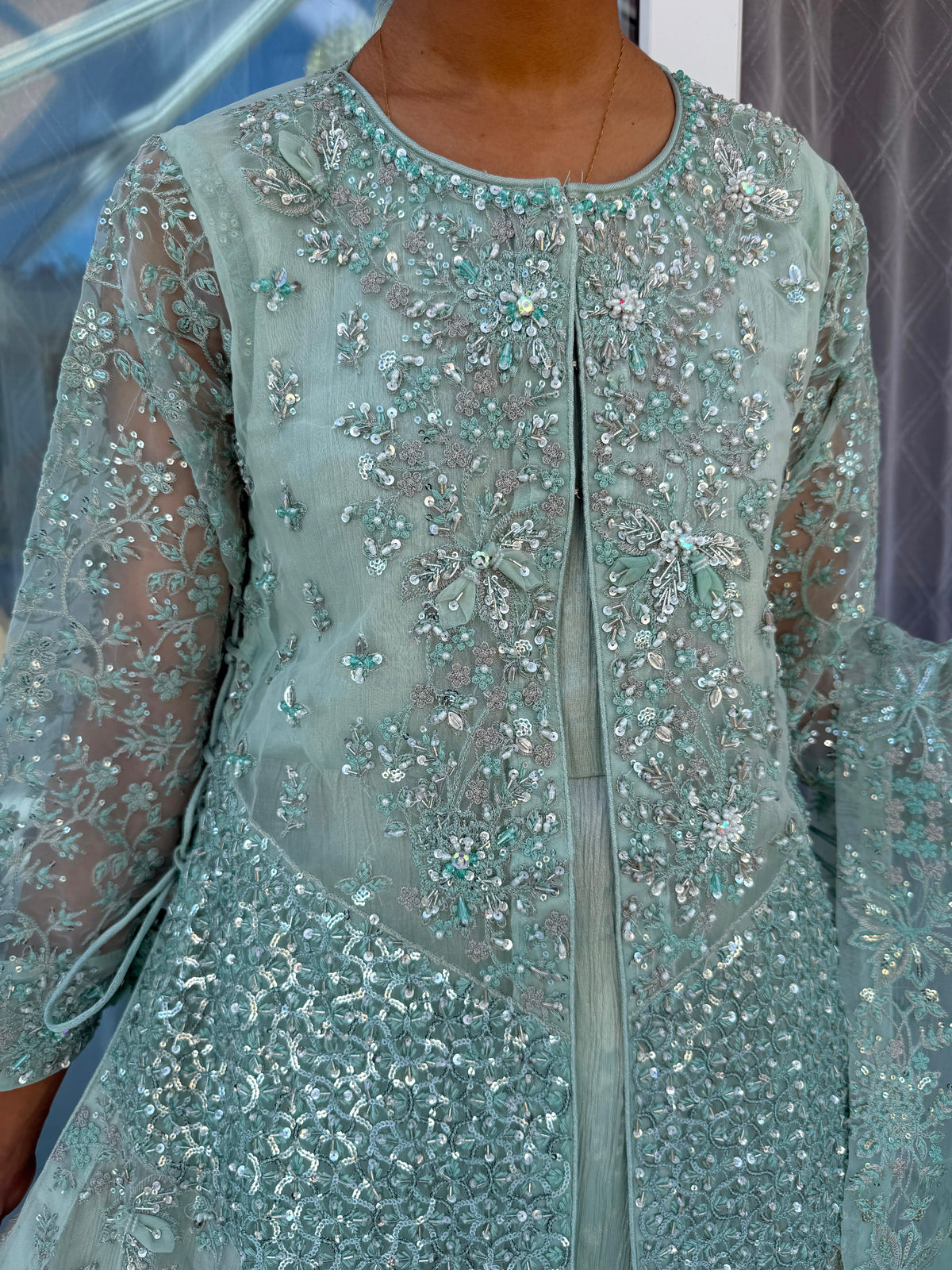 ZAYRA - Embroidered jacket style dress
