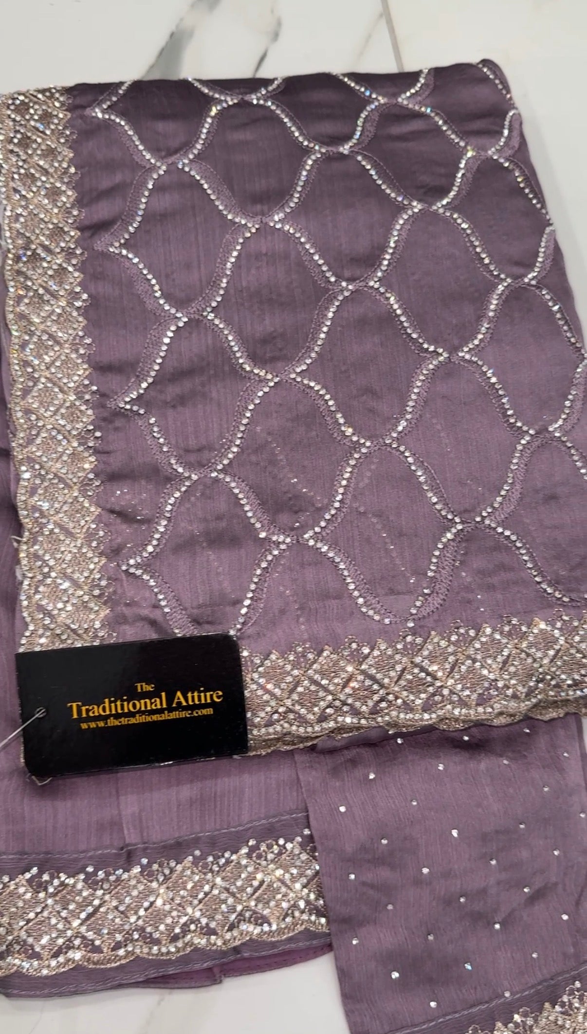 SAMAN- Heavy embellished Stonework Saree