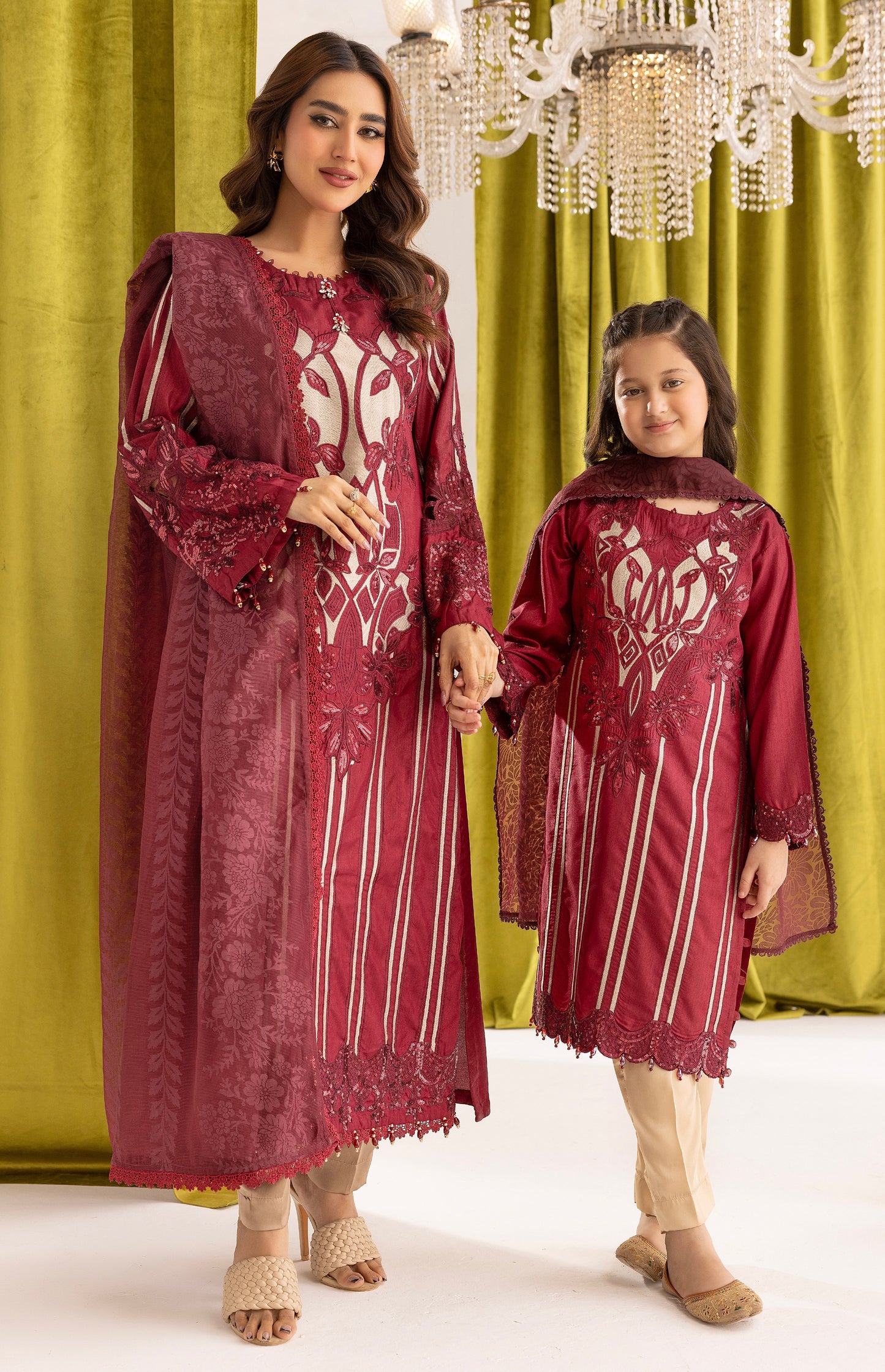 MARIA B INSPIRED MOTHER/DAUGHTER