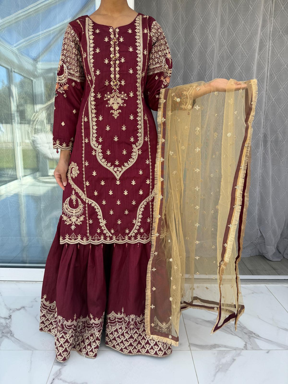 MEHNAAZ MAROON