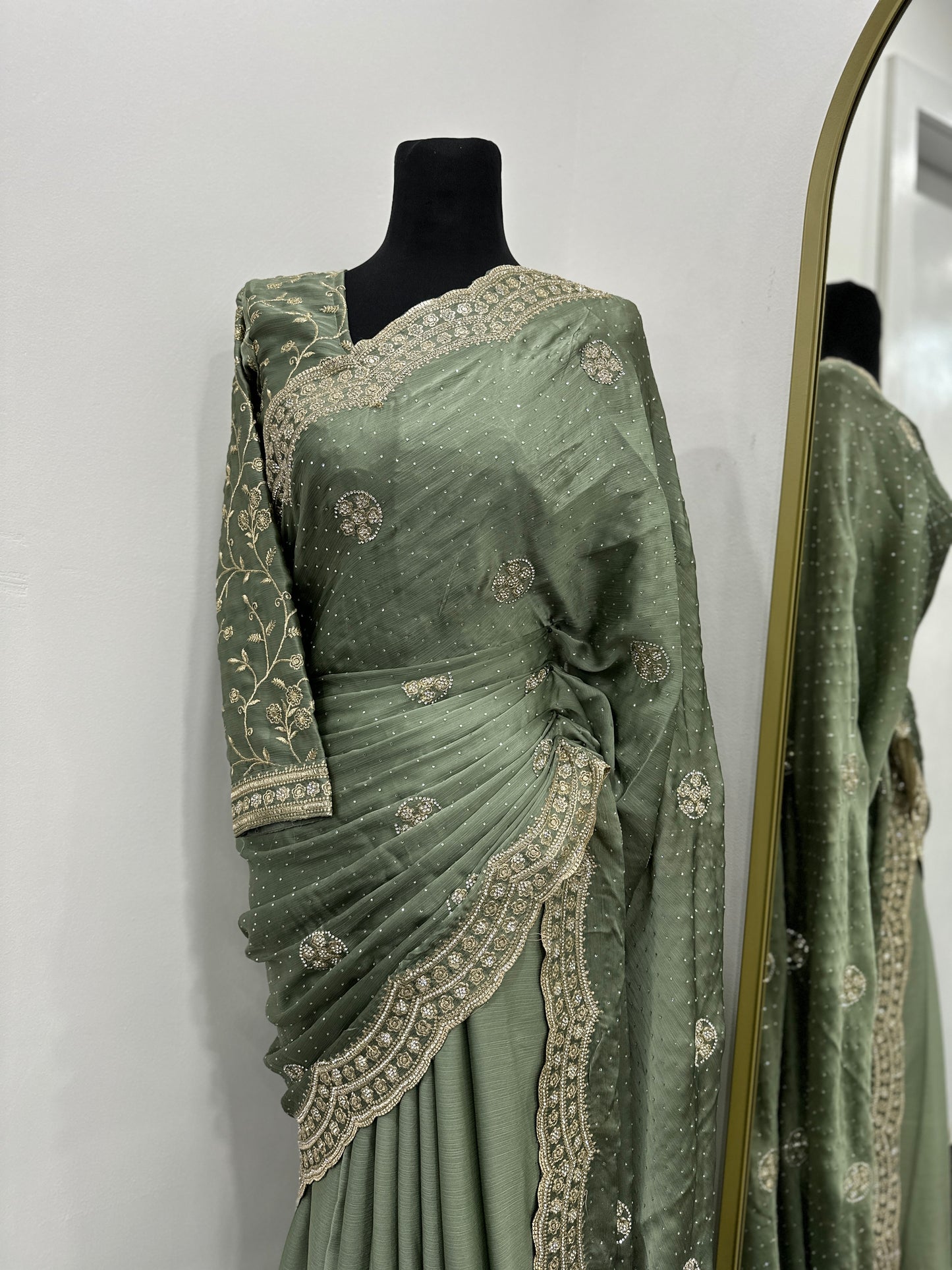 INAYAT - Stonework Saree