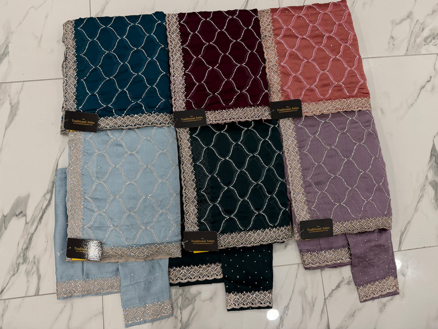 SAMAN- Heavy embellished Stonework Saree