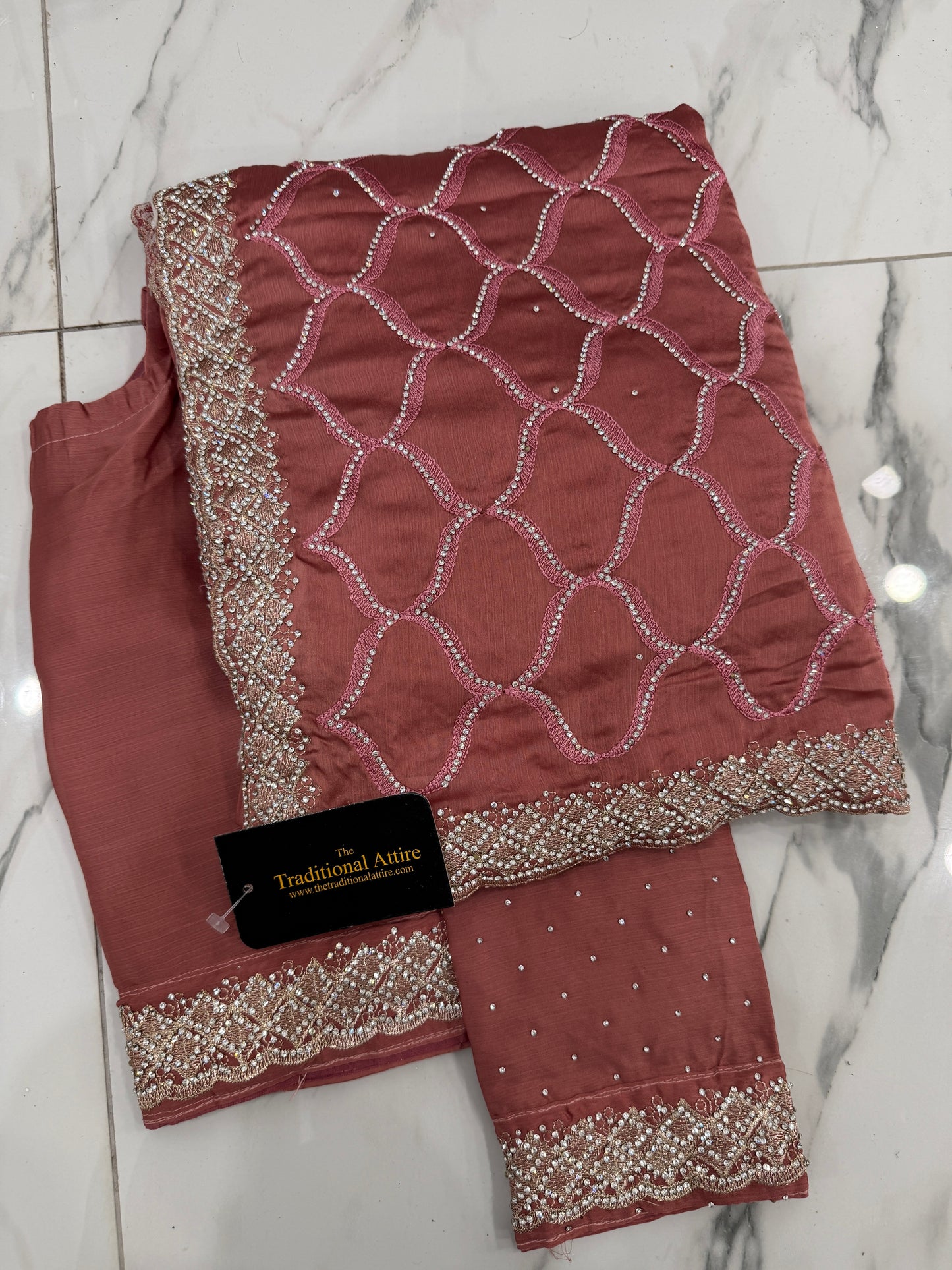 SAMAN- Heavy embellished Stonework Saree