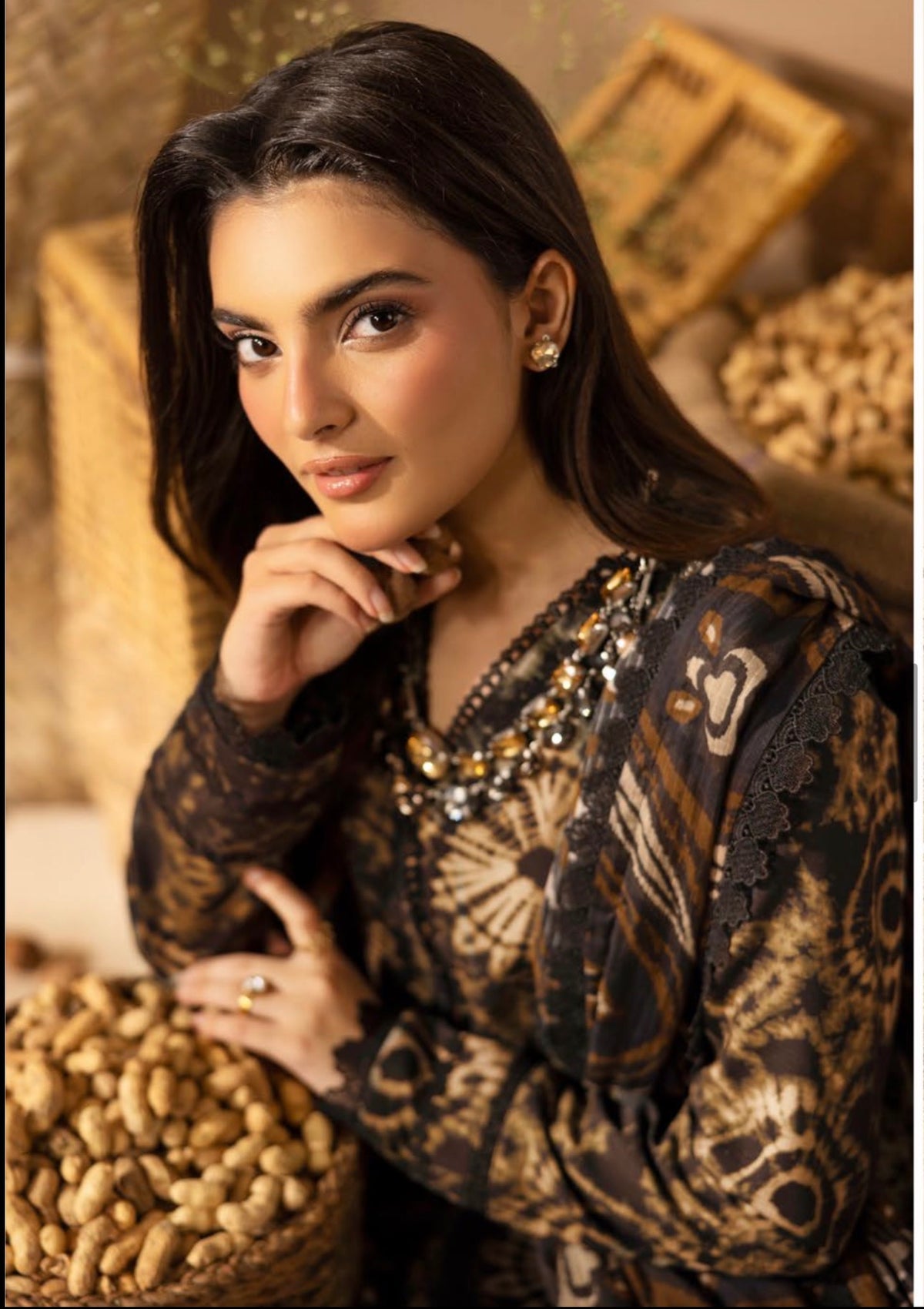 OMBRÉ SILK KHADDER WITH CHIFFON DIGITAL DUPATTA SIMRANS (PREORDER - DISPATCH 17/09/26)