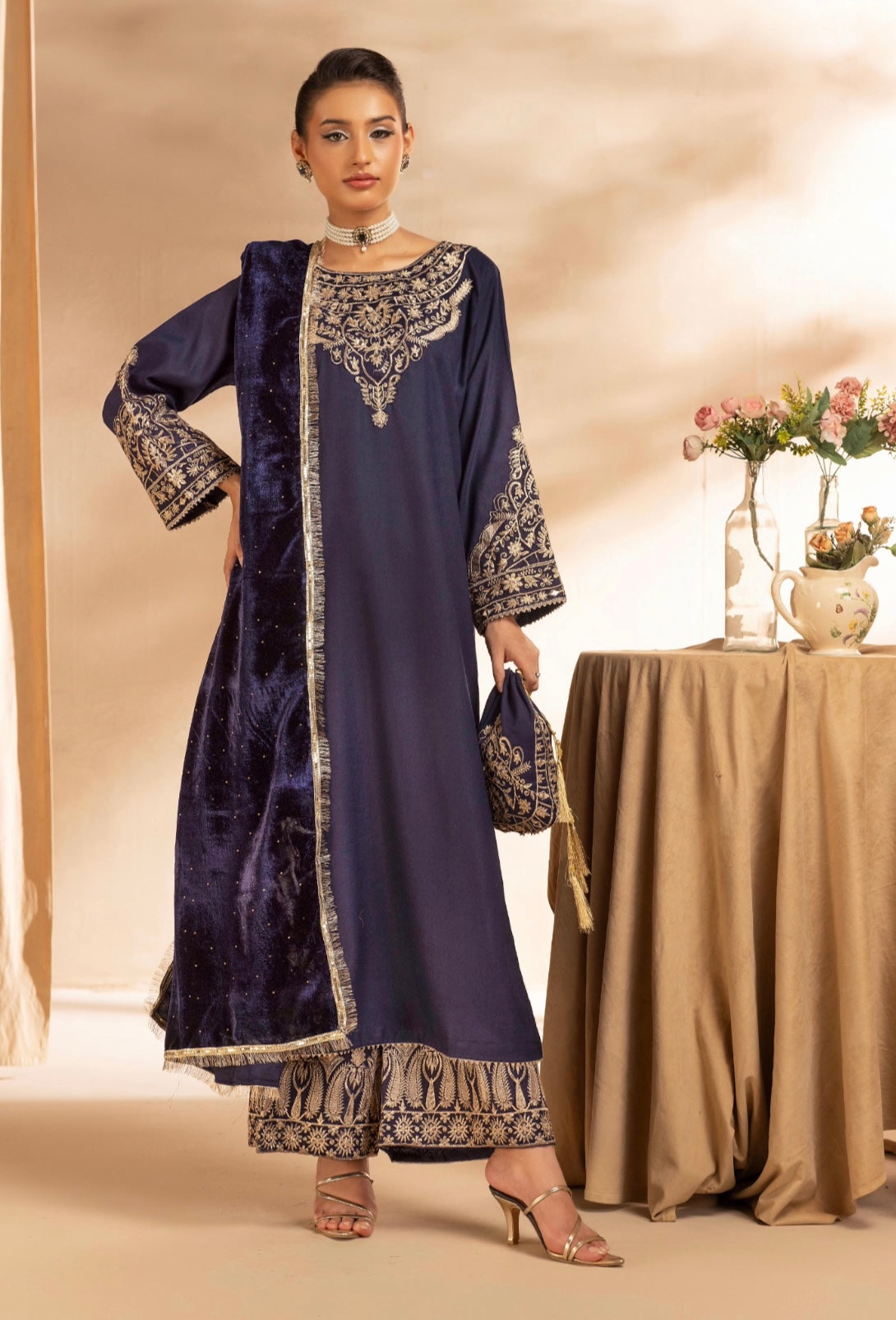 FILHAAL SIMRANS NAVY BLUE