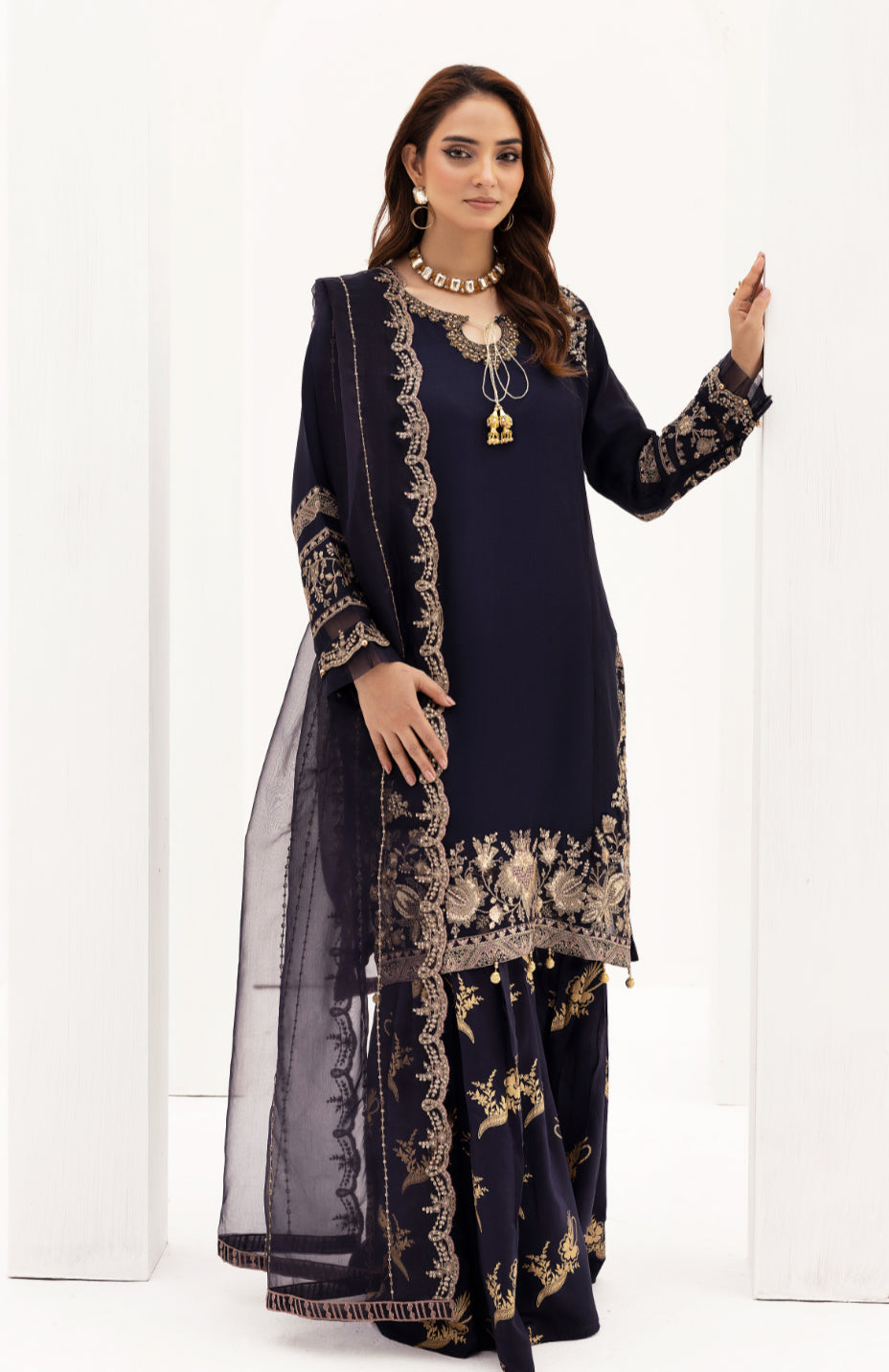 SIMRANS ELIZA COLLECTION - NAVY BLUE