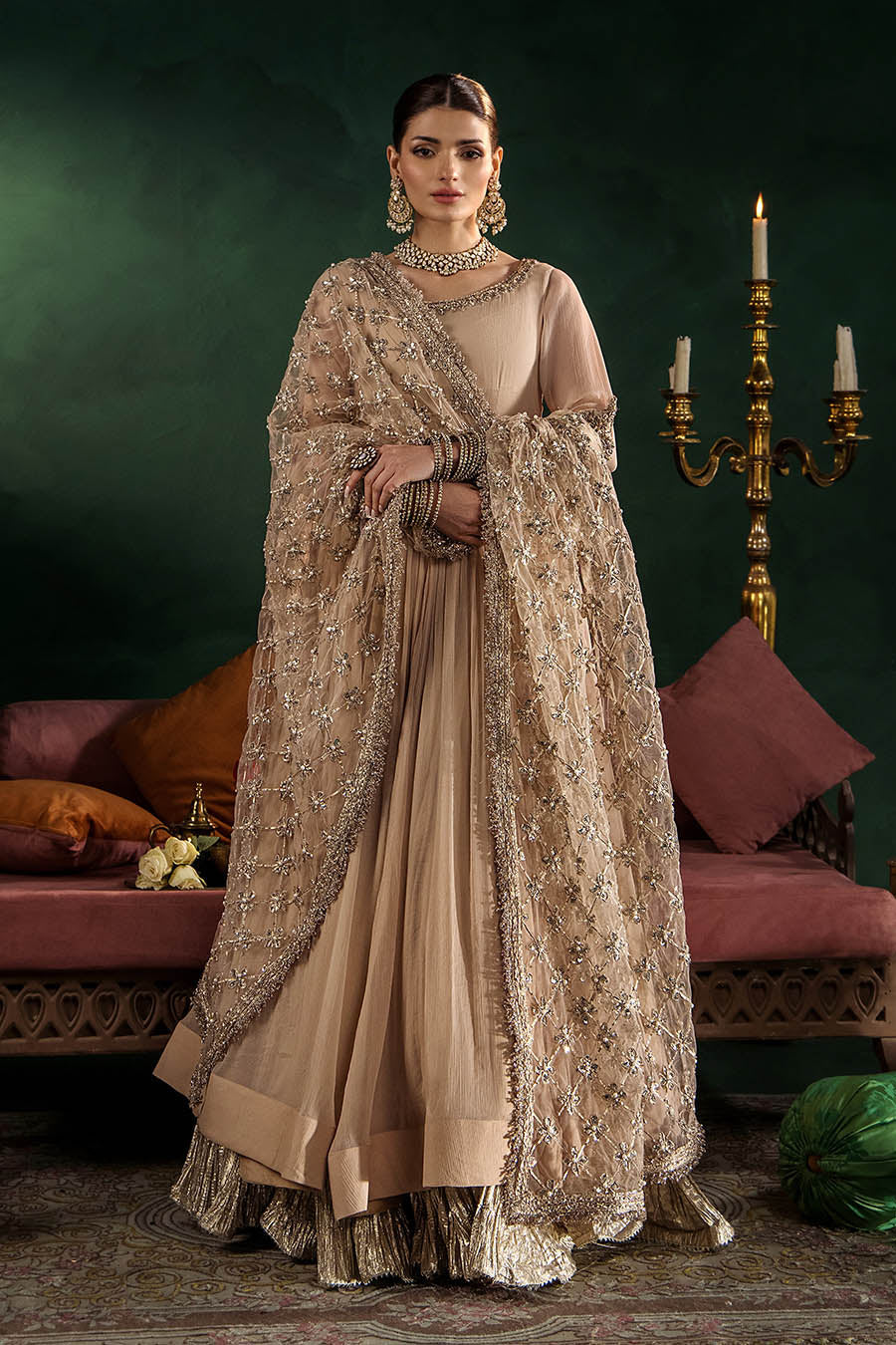 HUMRAHI - ORIGINAL KHUDABAKSH partywear maxi dress