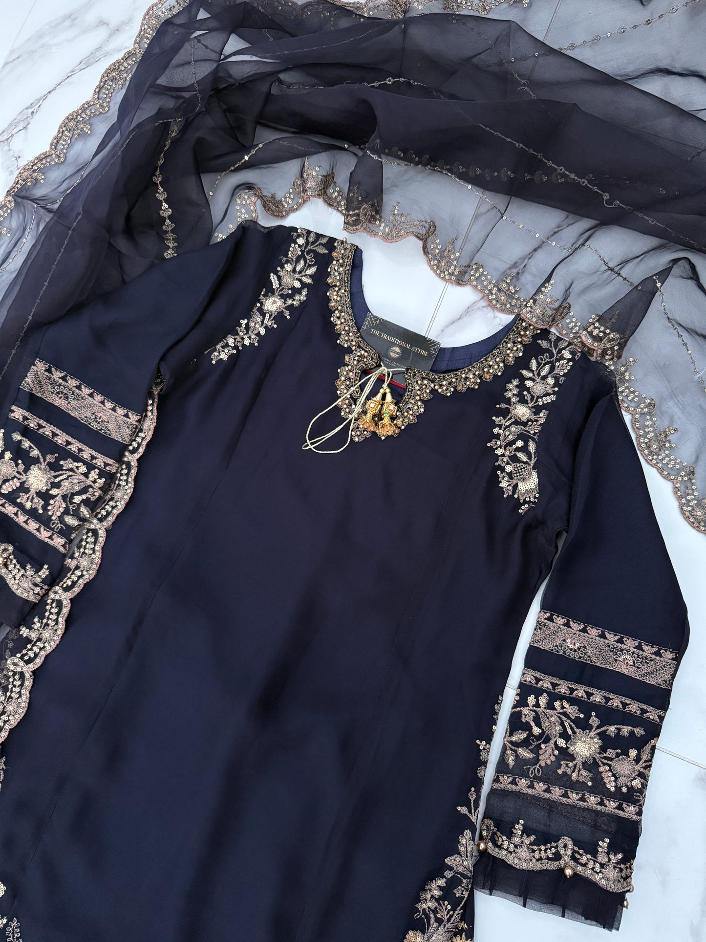 SIMRANS ELIZA COLLECTION - NAVY BLUE