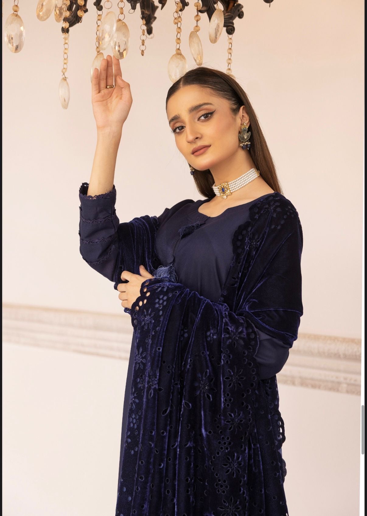 SIMRANS SAPNA COLLECTION NAVY BLUE