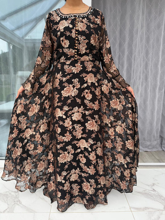 BRASSO CHIFFON MAXI