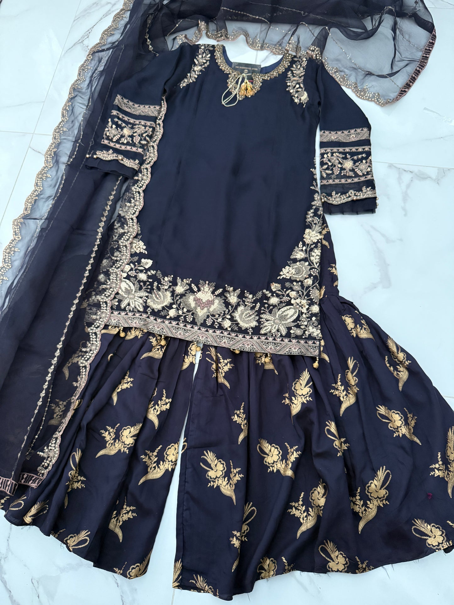 SIMRANS ELIZA COLLECTION - NAVY BLUE