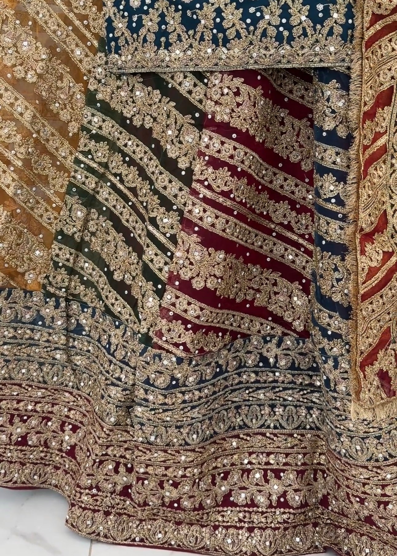 RANG - Embroidered Lengha outfit