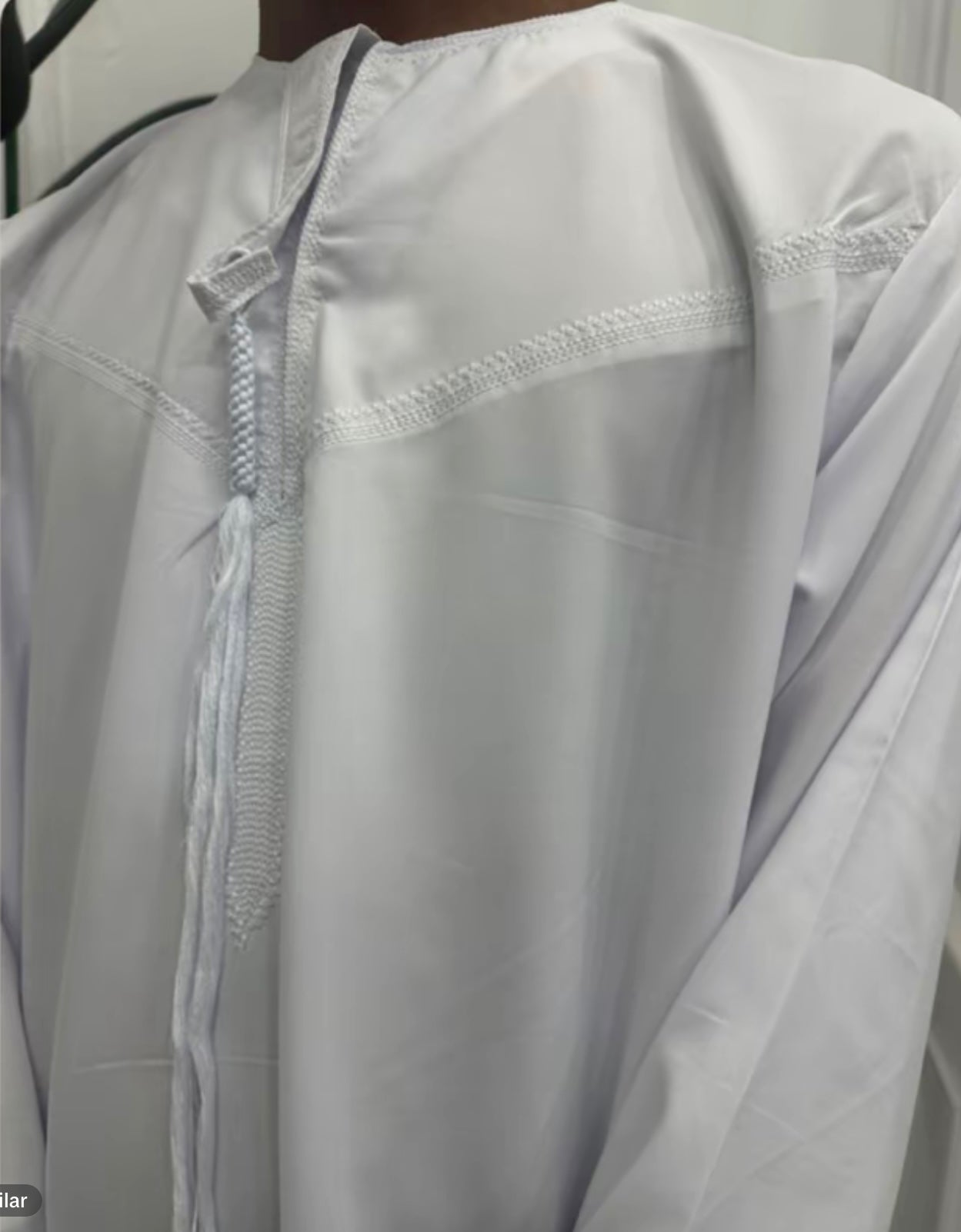 Men’s and Boy’s Embroidered Omani Tassel Thobe