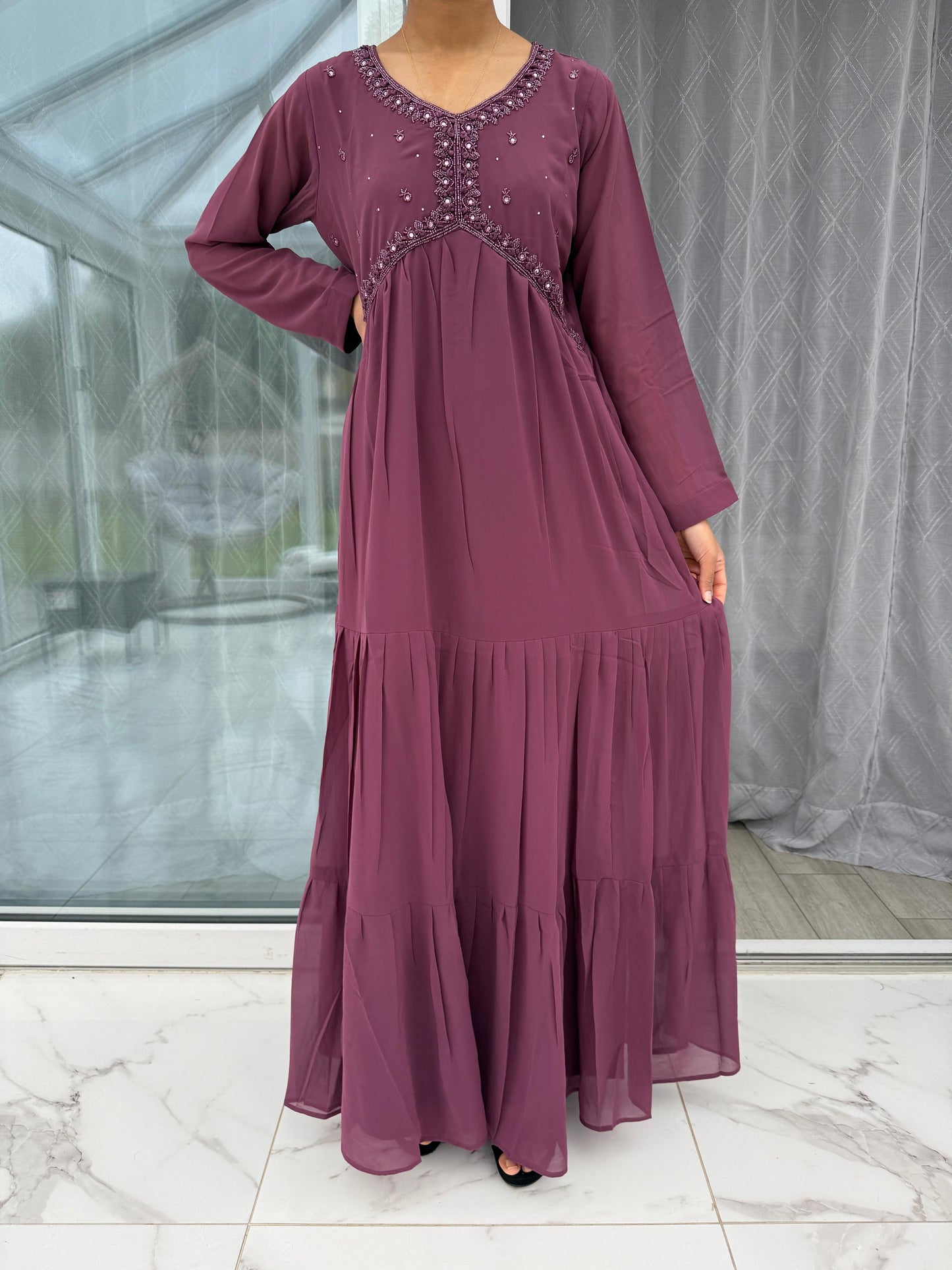 GEORGETTE MAXI DRESS