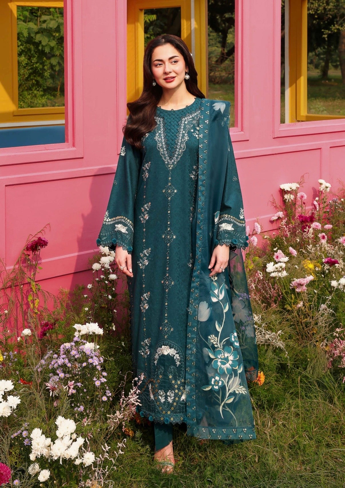 HANIA AMIR EXCLUSIVE JACQUARD EID COLLECTION