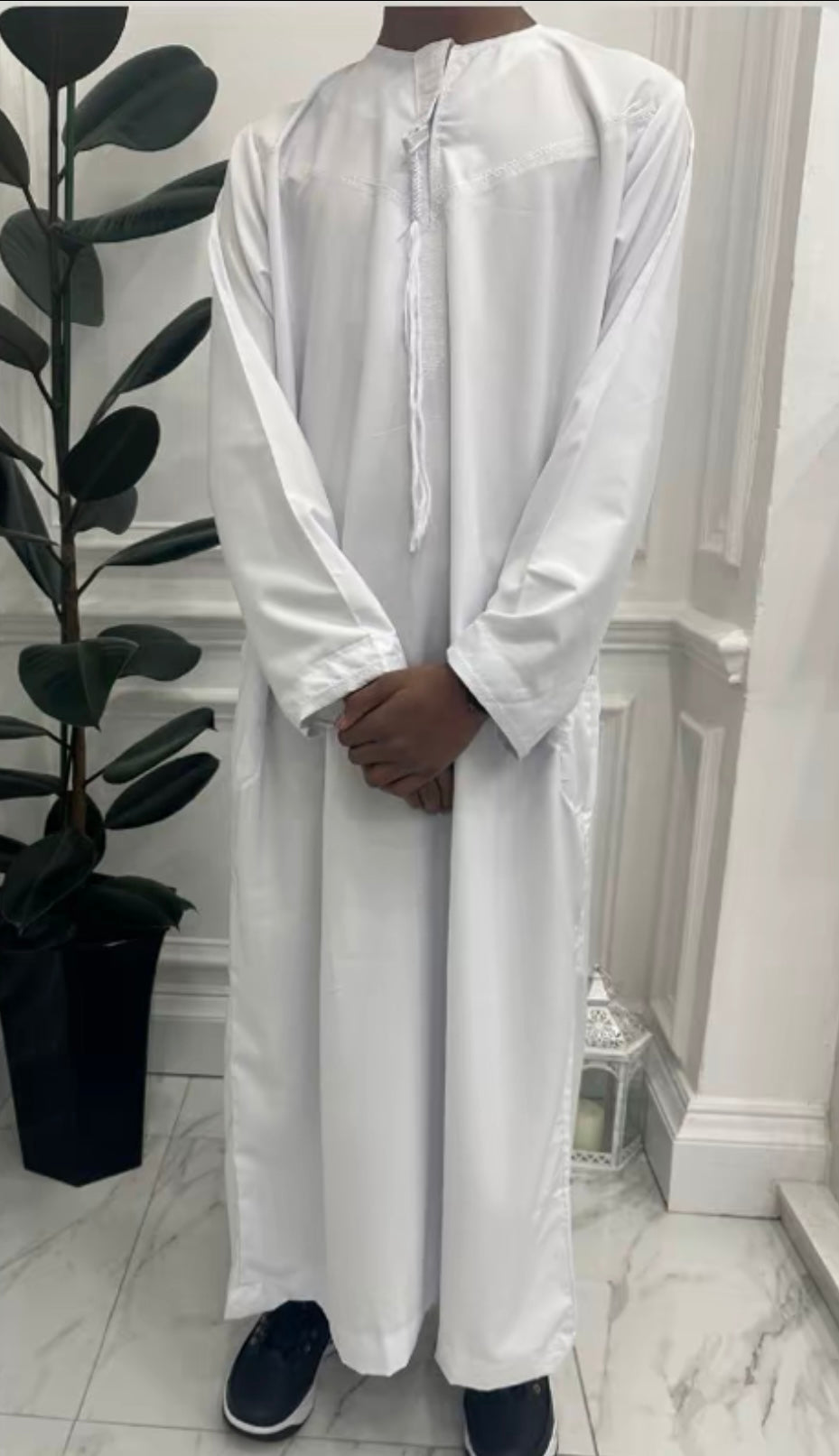 Men’s and Boy’s Embroidered Omani Tassel Thobe