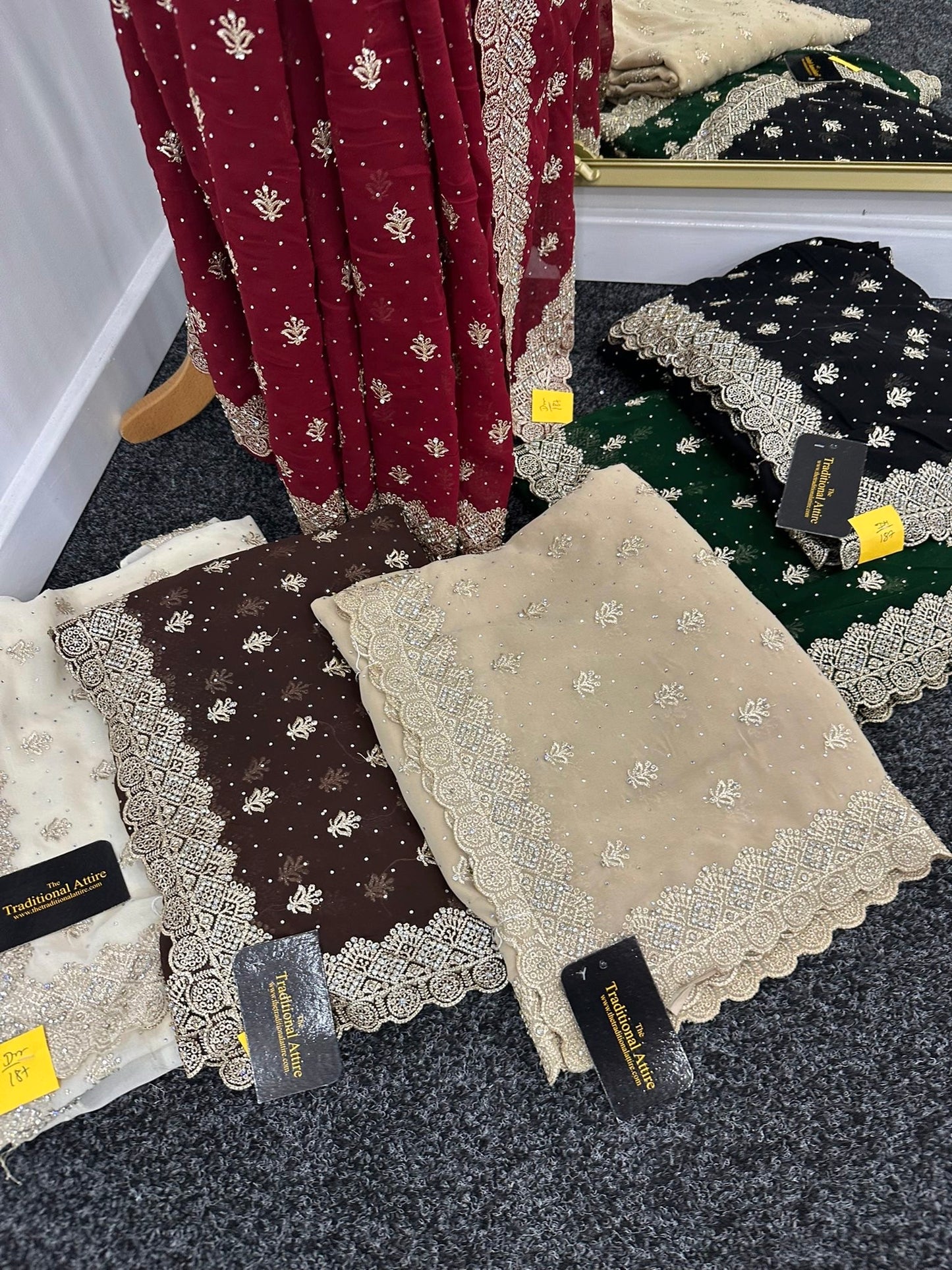 TAIBA - Stonework embellished saree