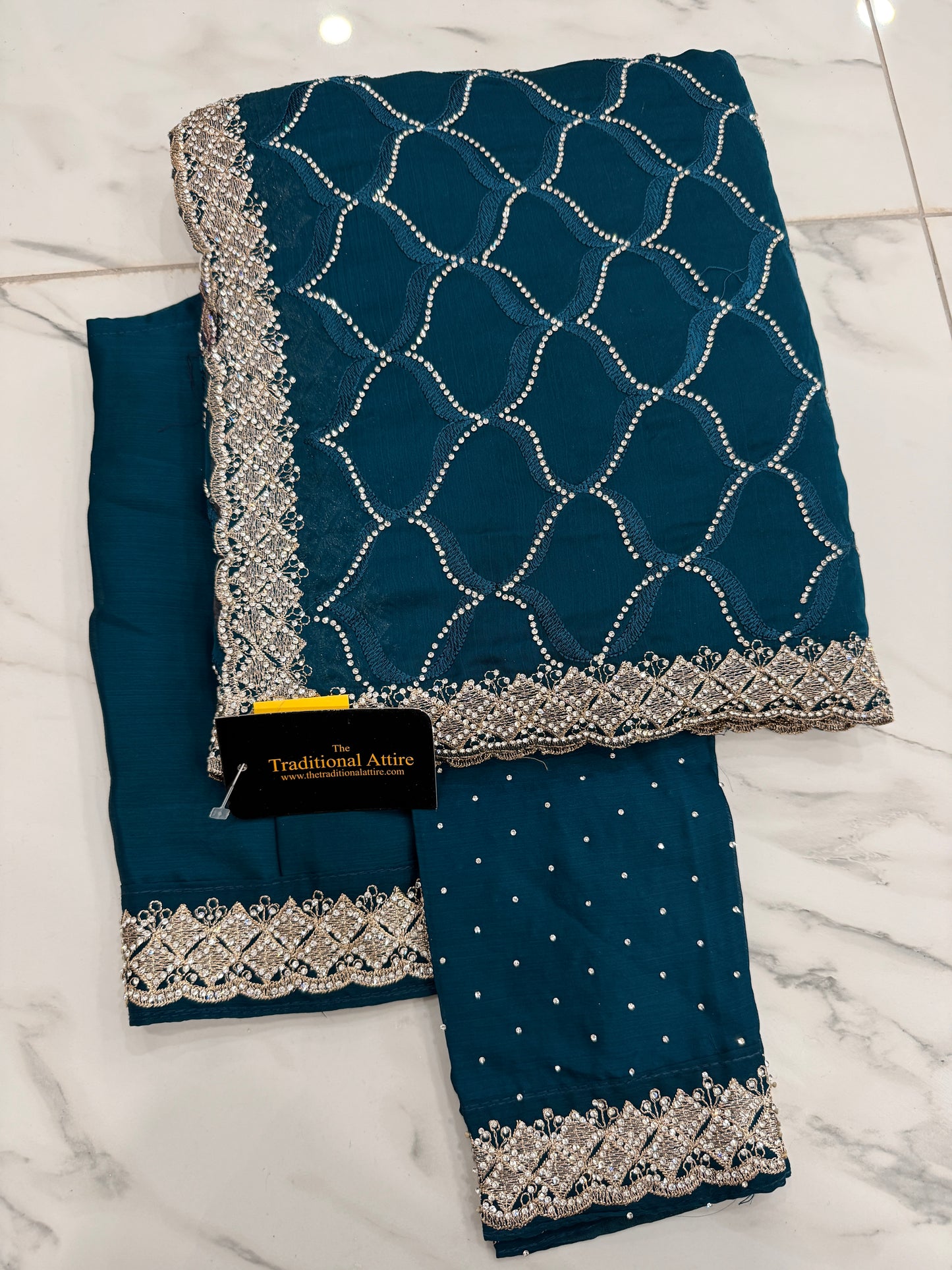 SAMAN- Heavy embellished Stonework Saree