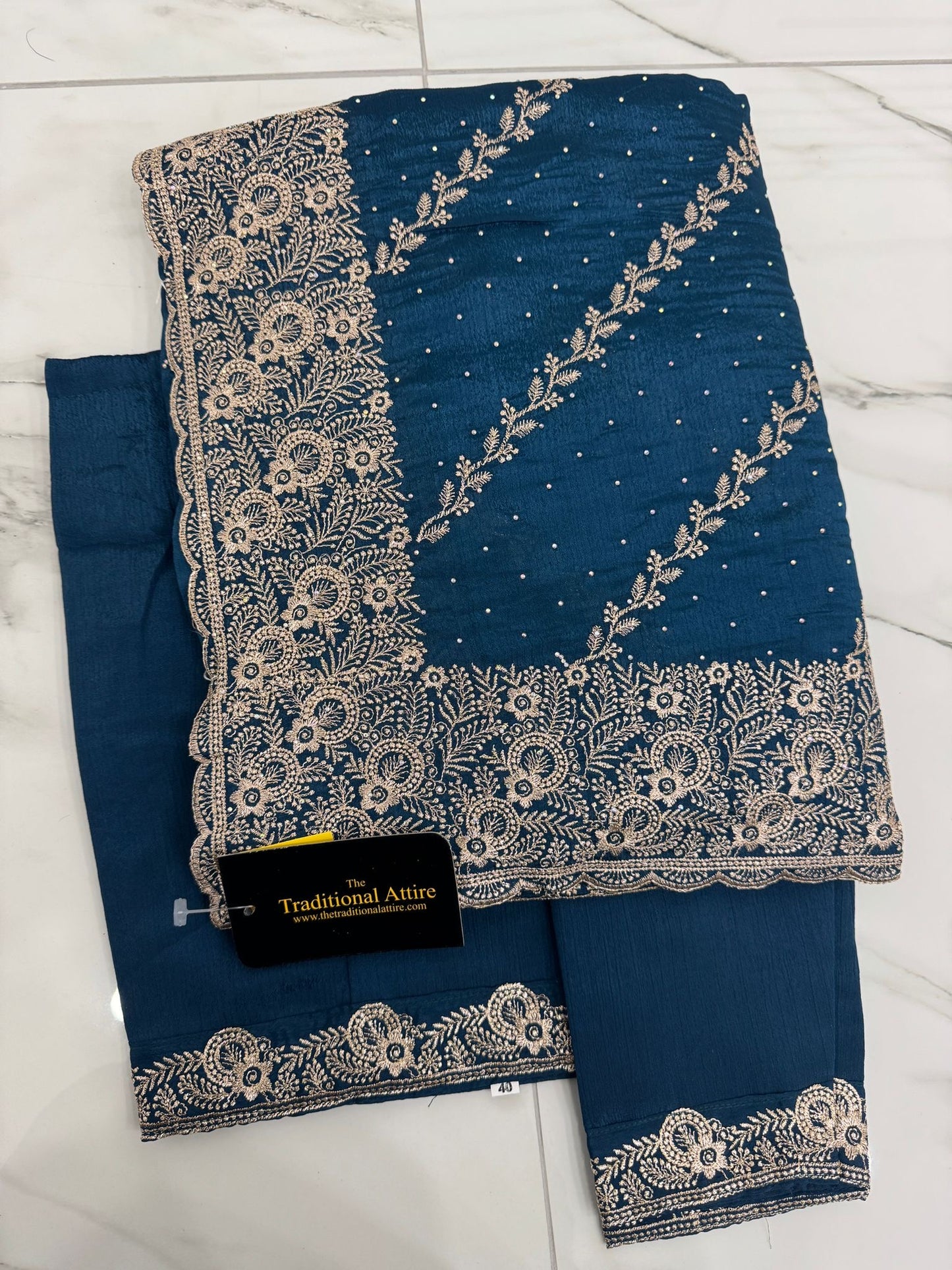 JAAL EMBROIDERED SAREE - 332
