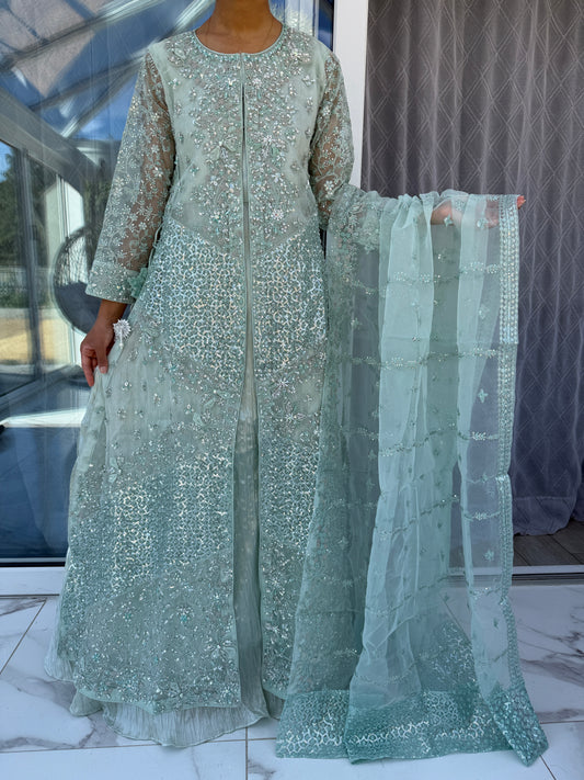 ZAYRA - Embroidered jacket style dress