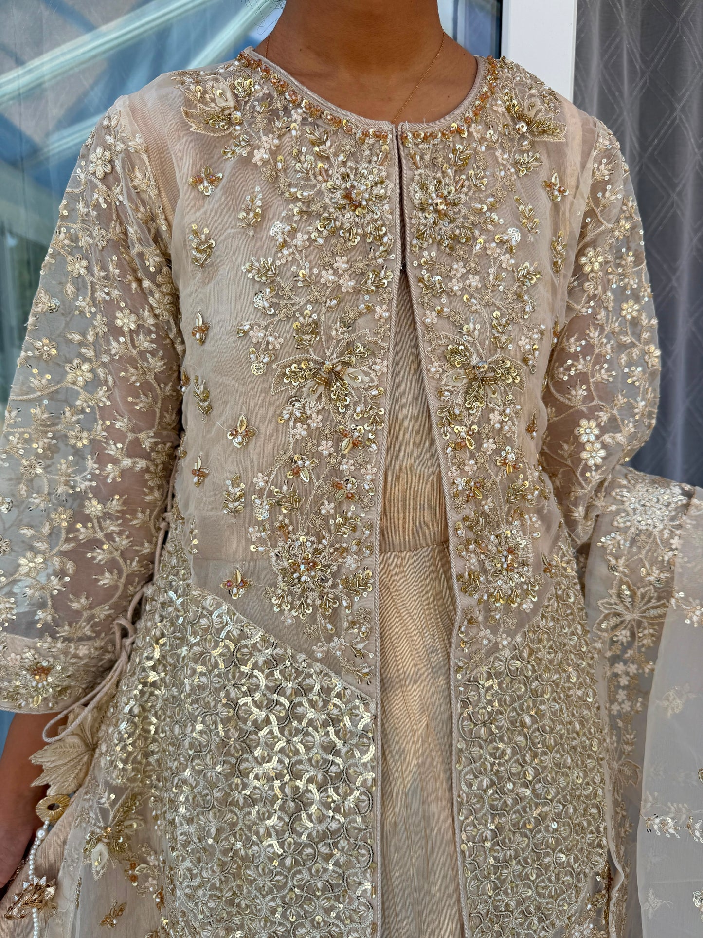 ZAYRA - Embroidered jacket style dress