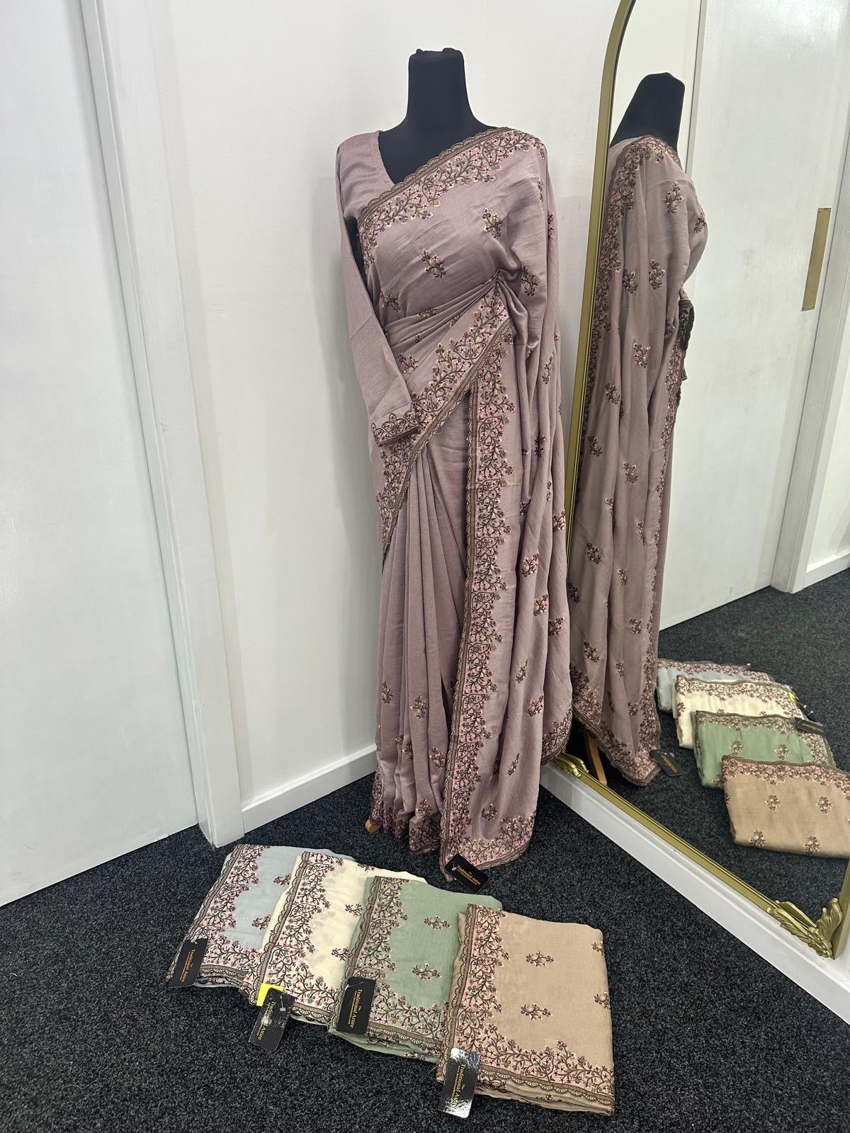 MIRAL - Embroidered Saree