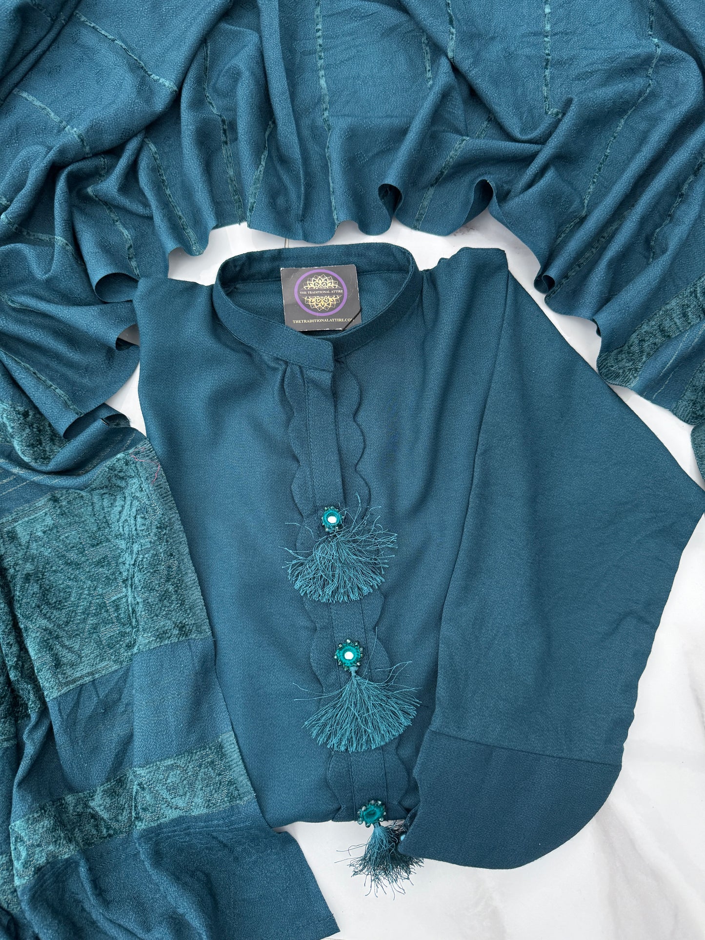 MARIAM DHANAK COLLECTION TEAL