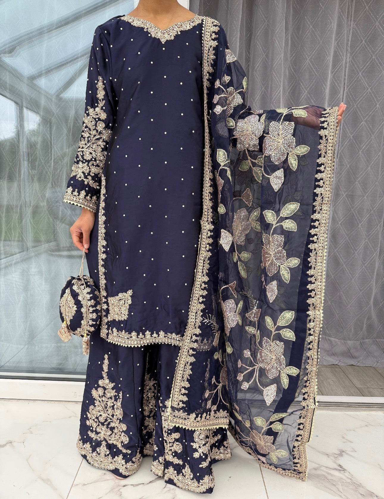 KASHISH PREORDER (2 weeks) NAVY BLUE