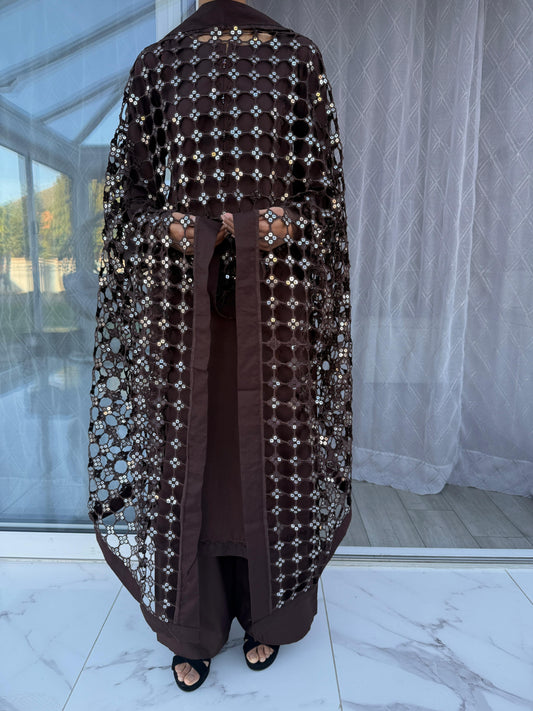 ZAR E NOOR - Winter dhanak outfit with hit foil mirror dupatta